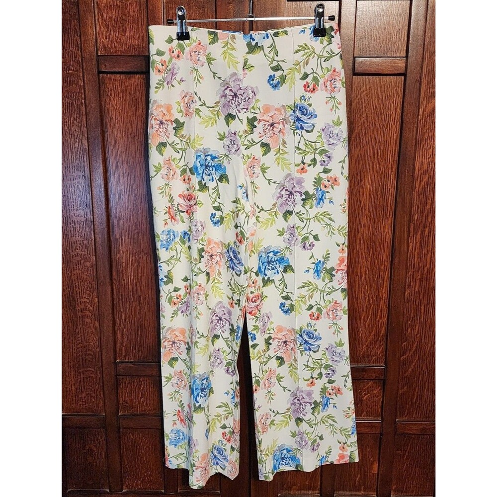 Alice + Olivia Gardinia Wide Leg Cropped Pants, Size 4